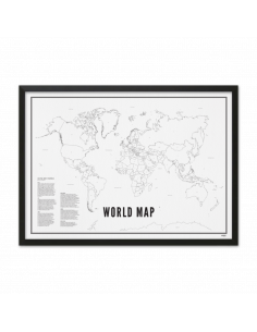 Print Wijck World Map