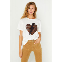 Tee-shirt Five Jeans Heart