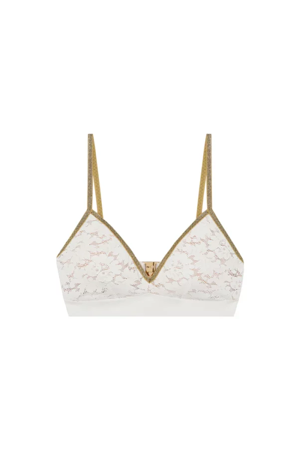 Soutien-gorge sans armature Pain de Sucre Swann blanc – Lingerie minimaliste & confort seconde peau – Image 2