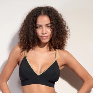 Maillot de bain 2 pièces Pain de Sucre Singa & Samy noir lurex