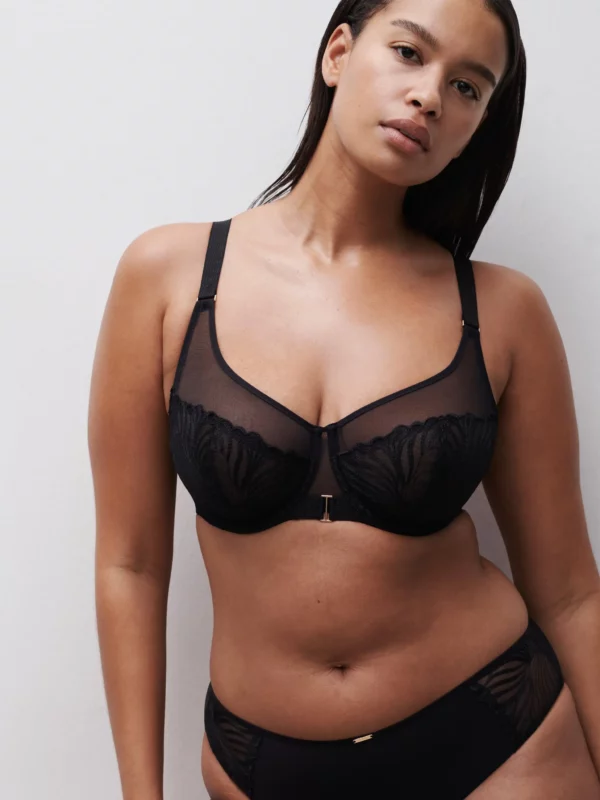 Soutien-gorge emboîtant Chantelle Legend – Noir – Image 4
