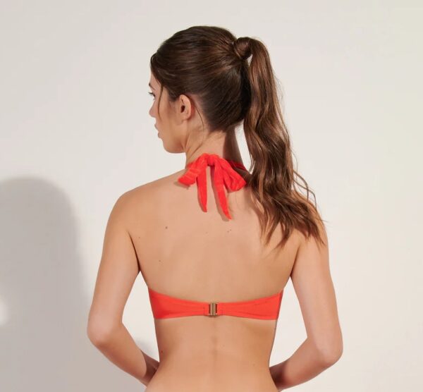 Ensemble maillot de bain Pain de Sucre – Haut bustier Django & Bas taille haute Tobago Orange – Image 13
