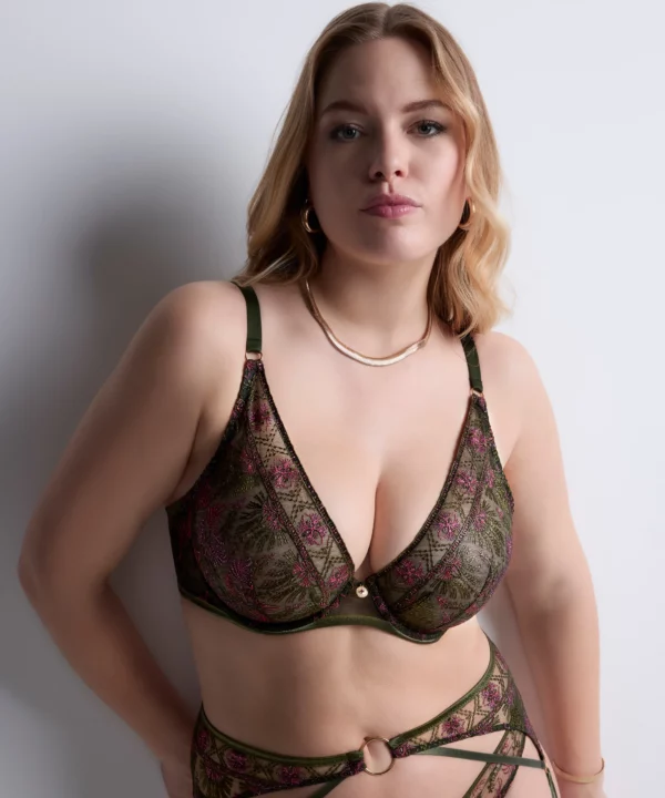 Soutien-gorge Triangle avec armatures Aubade Sound of Heart – Dark Garden – Image 8