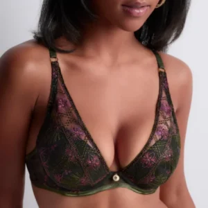 Soutien-gorge Plunge foulard Aubade Sound of Heart – Dark Garden