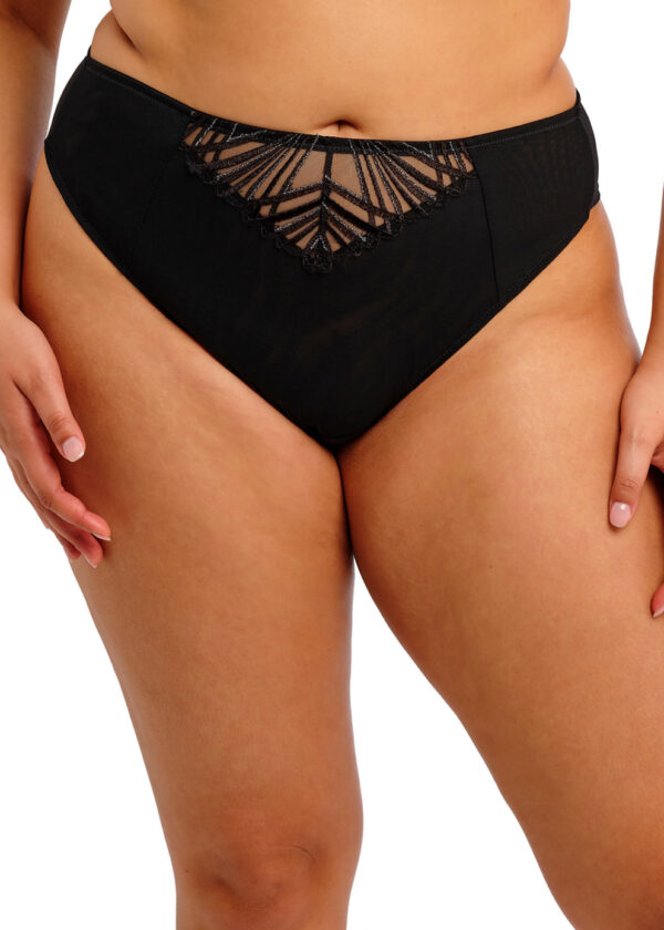 Slip brésilien Elomi Reja – Noir