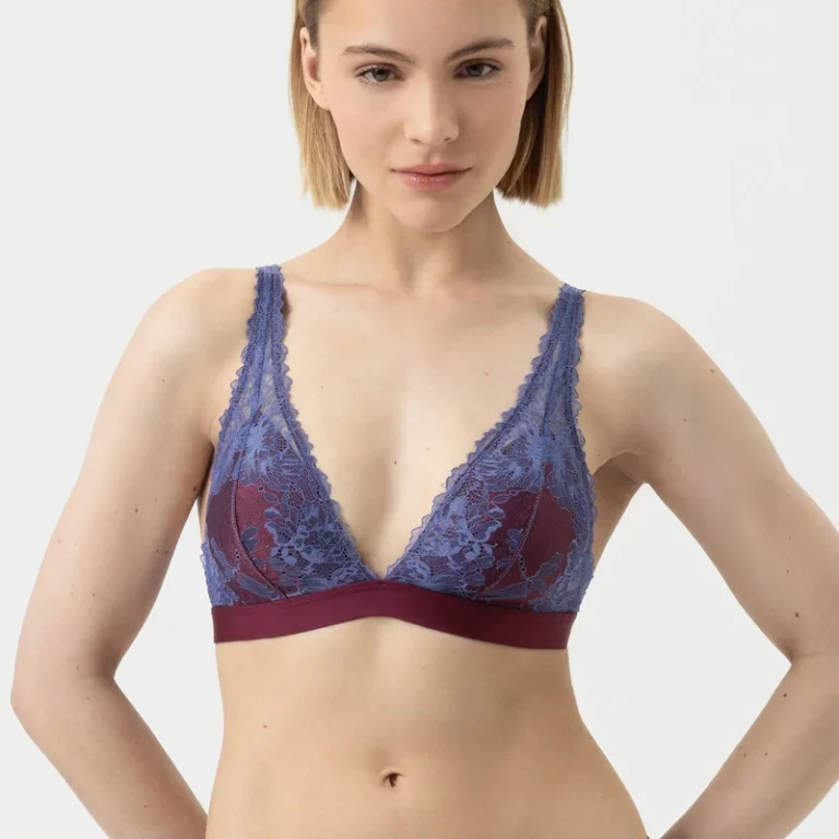 Soutien-gorge sans armatures avec coque Mey Poetry Dream Boysenberry