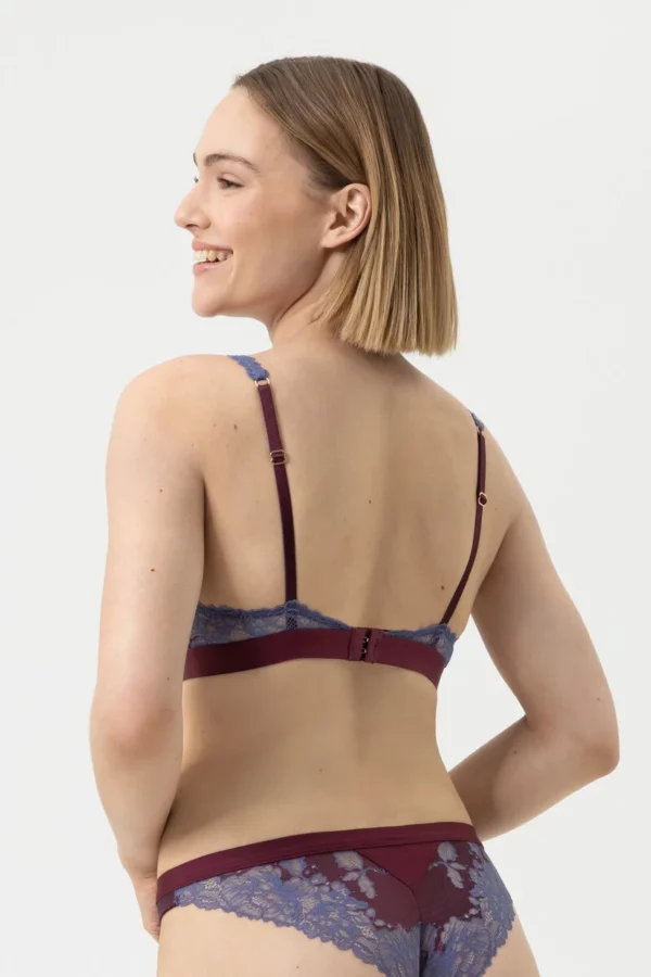 Soutien-gorge sans armatures avec coque Mey Poetry Dream Boysenberry – Image 3