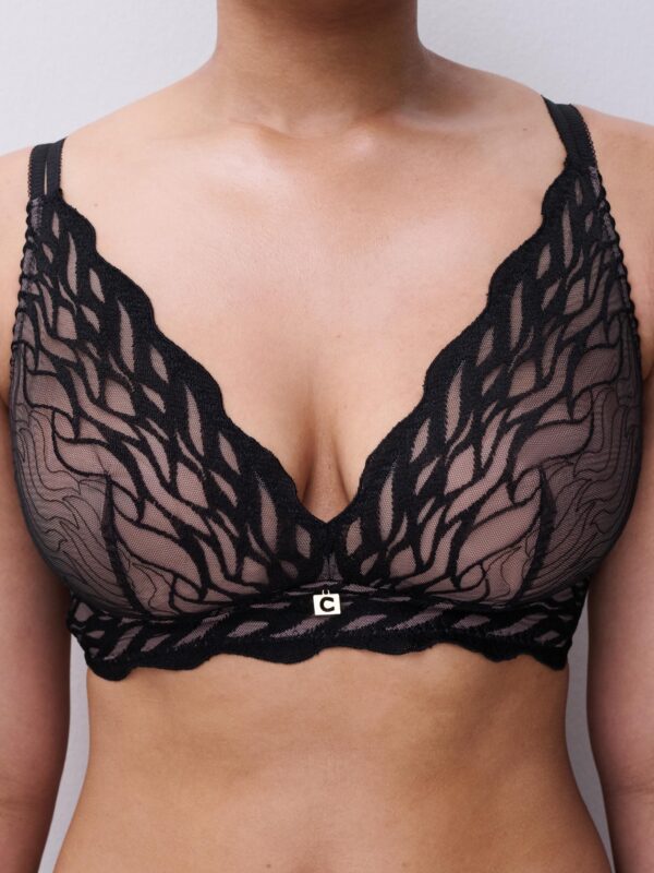 Soutien-gorge sans armature maintien Chantelle Vibe Noir – Image 3