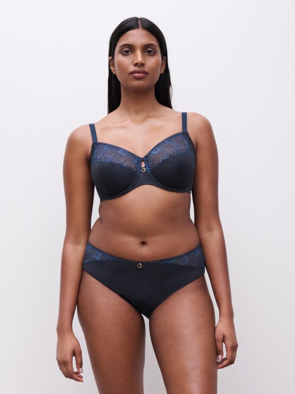 Culotte Chantelle Intrigue Bleu Marine – Image 4