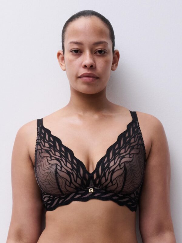 Soutien-gorge sans armature maintien Chantelle Vibe Noir – Image 7