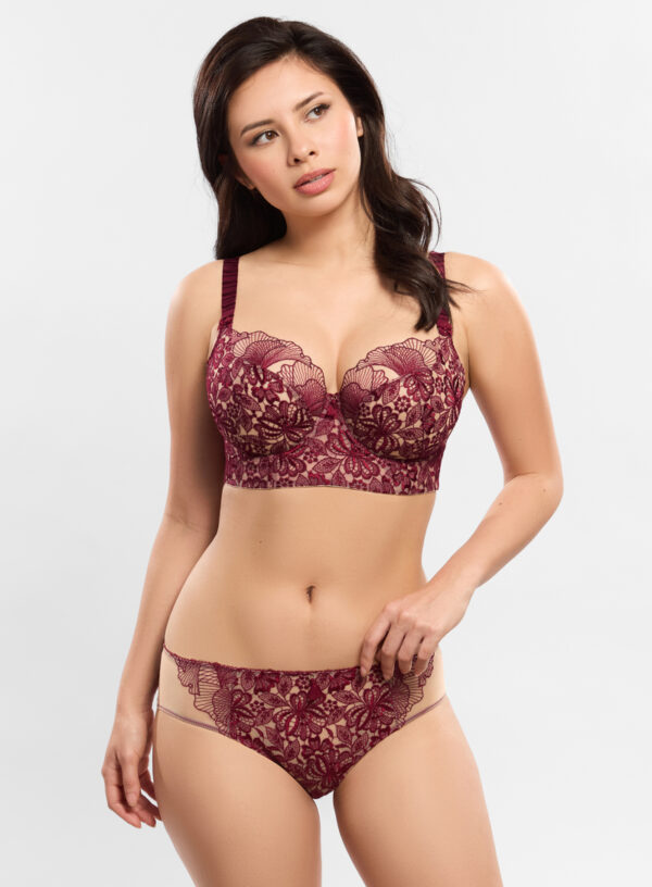 Shorty Empreinte Agathe Amarante – Image 2