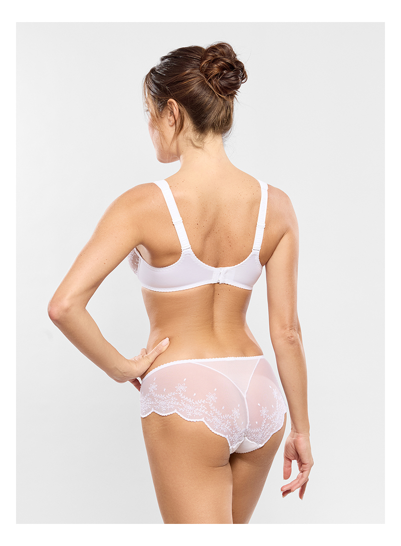 Shorty Empreinte Charlotte coloris blanc – Image 3