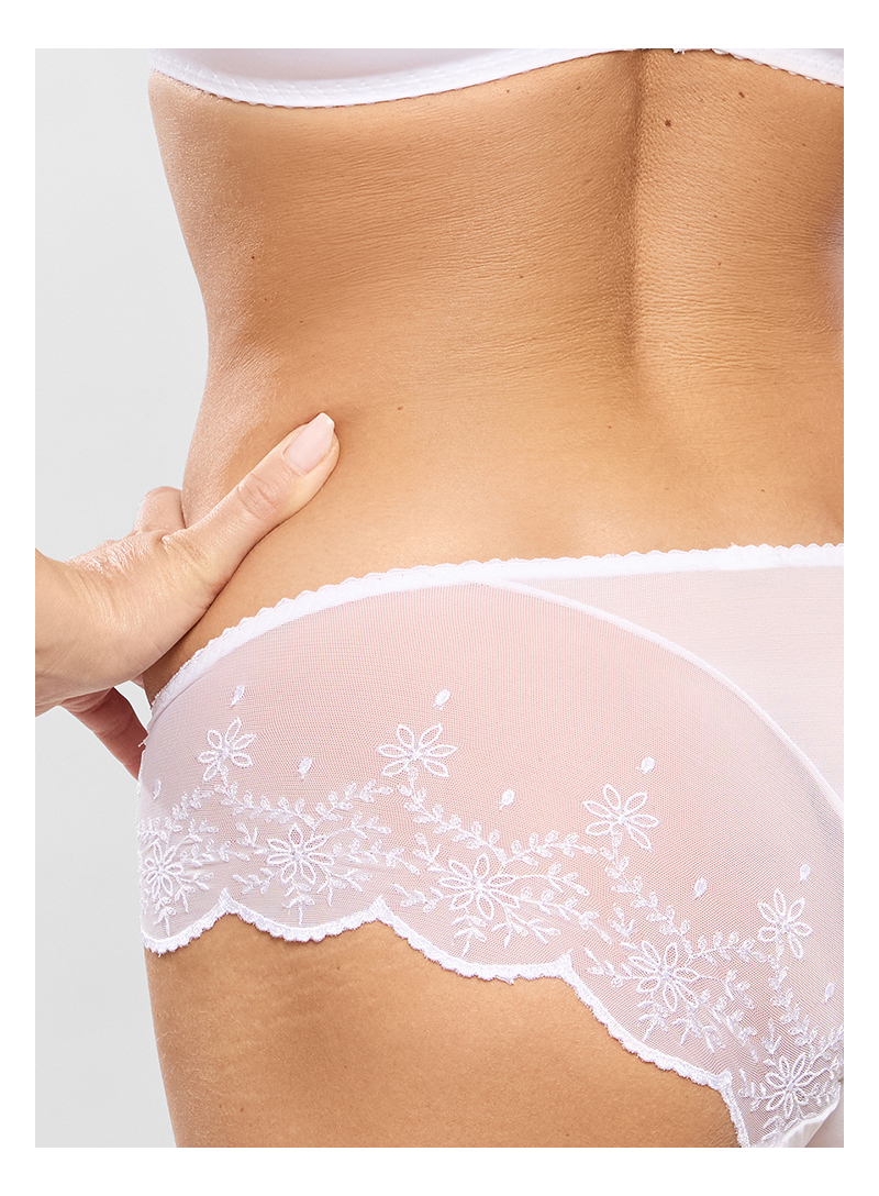 Shorty Empreinte Charlotte coloris blanc – Image 4